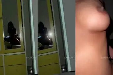 body semok ngewe gaya WOT miror di cermin
