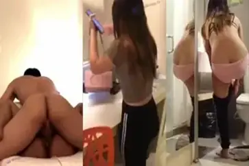 Gadis Cantik Pasrah Goyang Kasur Bareng Kekasih